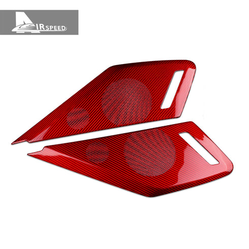 Carbon Fiber Door Audio Covers For Corvette C8 2020-2023