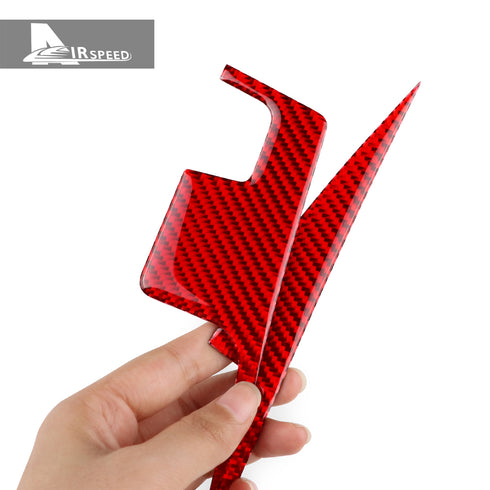 Carbon Fiber Auto Door Locking Position Trim For Lexus RC300/RC350/RC200T