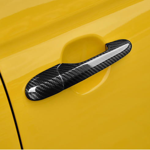 Carbon Fiber Door Handle Cover For Fiat 500 Abarth 595/595C/695