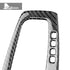 Carbon fiber gear shift panel decoration