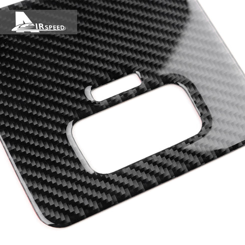 Carbon Fiber Driver's Seat Organizer Box Sticker For Kia Stinger 2019-2023