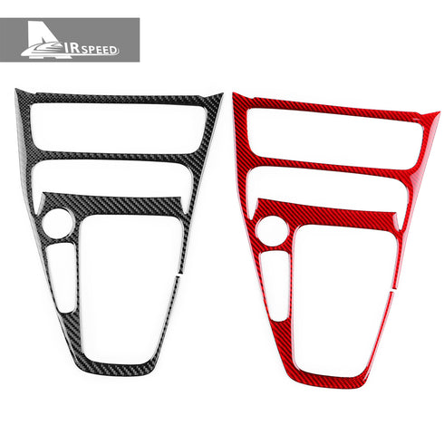 Carbon fiber gear shift outer frame panel decoration for Focus