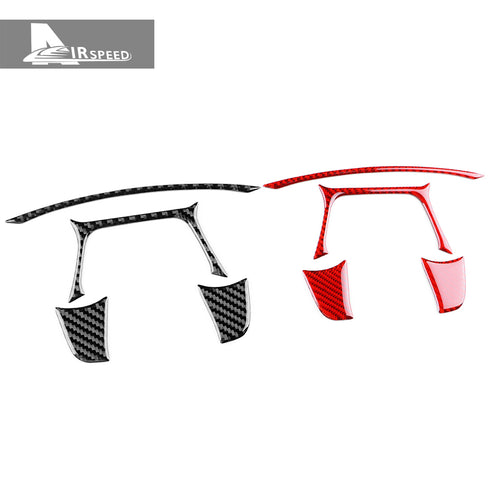 Carbon fiber decorative part for the speedometer, suitable for Ford Focus