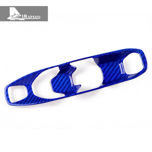 Gear shift display button frame blue 1