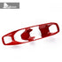 Gear shift indicator button frame red