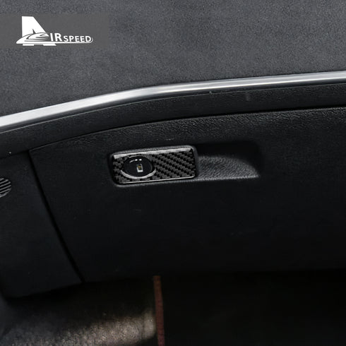 Co-pilot tool box switch (left-hand drive) - black carbon fiber