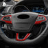 Carbon fiber decorative parts for the steering wheel of Focus