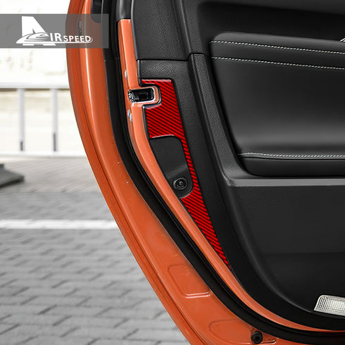 Carbon Fiber Auto Door Locking Position Trim For Lexus RC300/RC350/RC200T