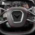 Steering Wheel Center Trim - Dry Carbon Fiber - Black