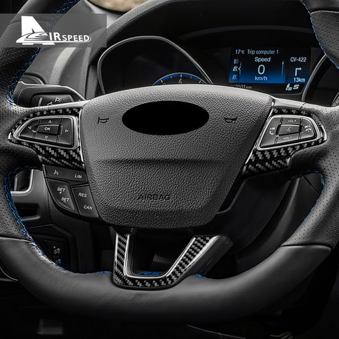 Carbon fiber decorative parts for the steering wheel of Focus