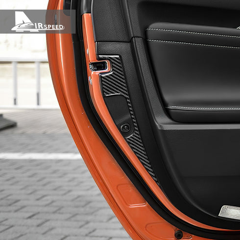 Carbon Fiber Auto Door Locking Position Trim For Lexus RC300/RC350/RC200T