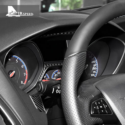 Carbon fiber decorative part for the speedometer, suitable for Ford Focus