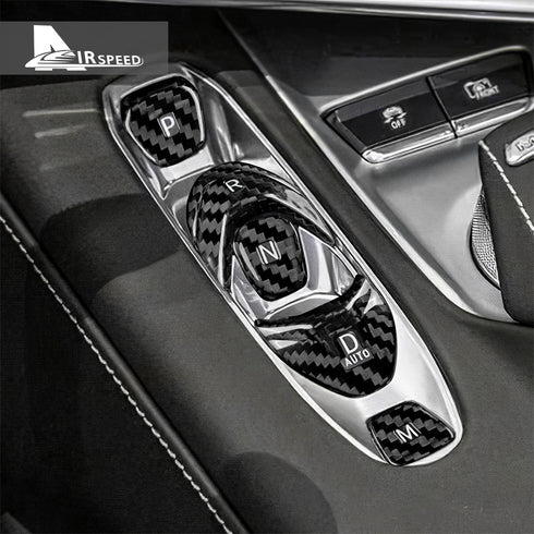 Carbon Fiber Gearshift Trim For Corvette C8 2020-2023