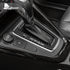 Carbon fiber gear shift panel decoration
