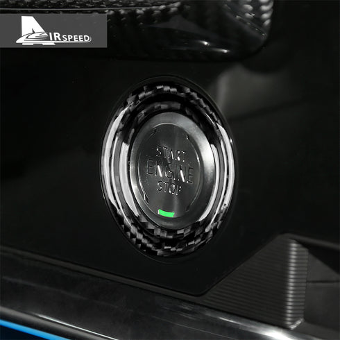 One-button start frame-black hard carbon fiber