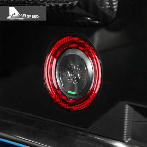 One-button start frame-red