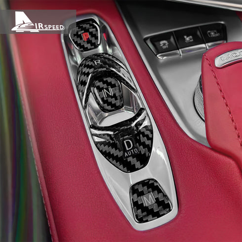 Carbon Fiber Gearshift Trim For Corvette C8 2020-2023