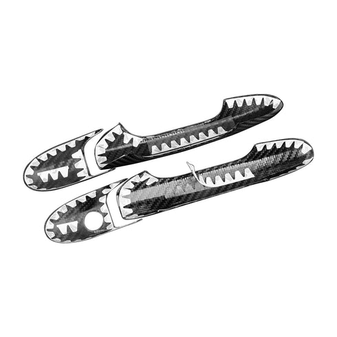 Carbon Fiber Door Handle Cover For Fiat 500 Abarth 595/595C/695