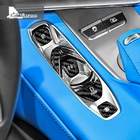 Carbon Fiber Gearshift Trim For Corvette C8 2020-2023