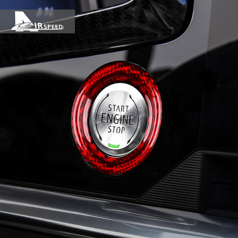 One-button start frame-red hard carbon fiber