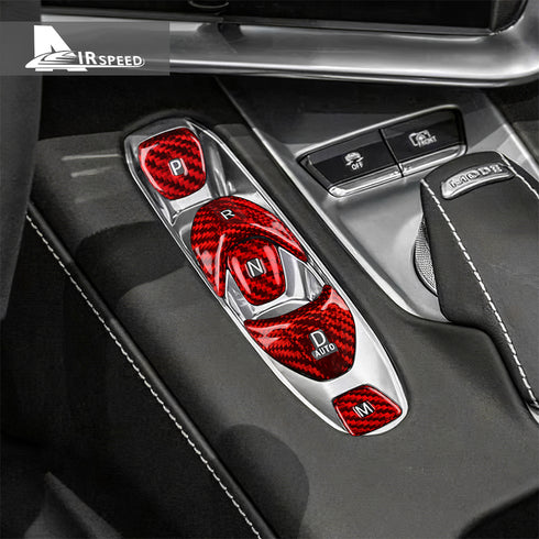 Carbon Fiber Gearshift Trim For Corvette C8 2020-2023