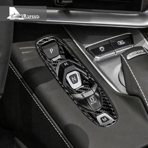 Gear shift display button frame black 1