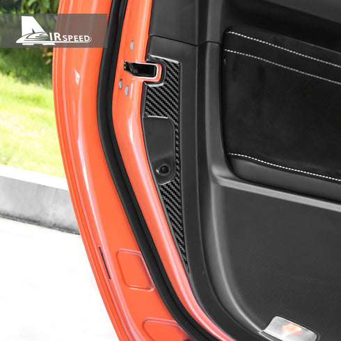 Carbon Fiber Auto Door Locking Position Trim For Lexus RC300/RC350/RC200T