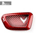 Dry Carbon Fiber Car Key Red Protective Cover For Corvette C8