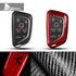 Dry Carbon Fiber Car Key Red Protective Cover For Corvette C8