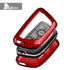 Dry Carbon Fiber Car Key Red Protective Cover For Corvette C8