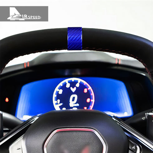 Dry Carbon Fiber Steering Wheel Above Trim Ring Corvette C8 2020-2022