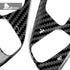 Dry Carbon Fiber Steering Wheel Button Panel Trim For Corvette C8 2020-2022