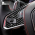 Dry Carbon Fiber Steering Wheel Button Panel Trim For Corvette C8 2020-2022