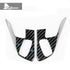Dry Carbon Fiber Steering Wheel Button Panel Trim For Corvette C8 2020-2022
