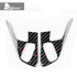 Dry Carbon Fiber Steering Wheel Button Panel Trim For Corvette C8 2020-2022