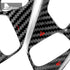 Dry Carbon Fiber Steering Wheel Button Panel Trim For Corvette C8 2020-2022