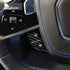Dry Carbon Fiber Steering Wheel Radio Adjustment Button Trim For Corvette C8 2020-2022