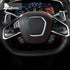 Dry Carbon Fiber Steering Wheel Radio Adjustment Button Trim For Corvette C8 2020-2022
