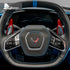 Dry Carbon Fiber Steering Wheel Shift Paddles For Corvette C8 2020-2022