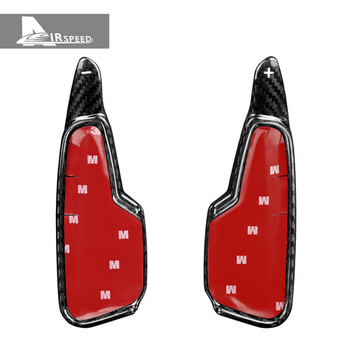 Dry Carbon Fiber Steering Wheel Shift Paddles For Corvette C8 2020-2022