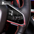 Dry Carbon Fiber Steering Wheel Volume Control Button Trim For Corvette C8 2020-2022