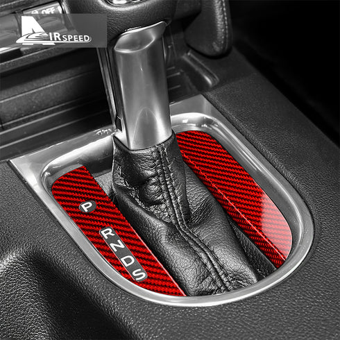 Carbon Fiber Gear Shift Trim For Ford Mustang (2015-2023)