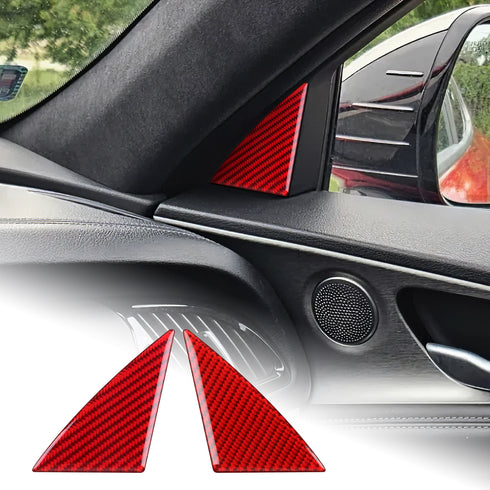 Carbon Fiber Inner Door Triangle Cover For Kia