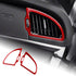 Carbon Fiber Center Air Vent Trim For Kia Stinger 2019-2023