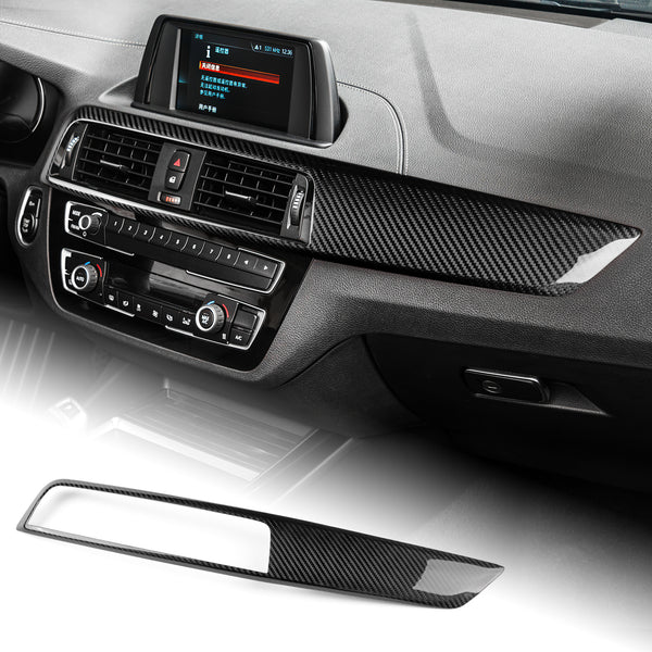 Carbon Fiber Center Air Vent Trim Strip For BMW F20 F21 2017-2019