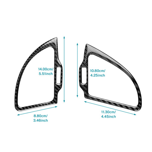 Carbon Fiber Center Air Vent Trim For Kia Stinger 2019-2023