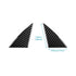 Carbon Fiber Inner Door Triangle Cover For Kia
