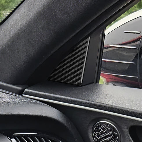 Carbon Fiber Inner Door Triangle Cover For Kia