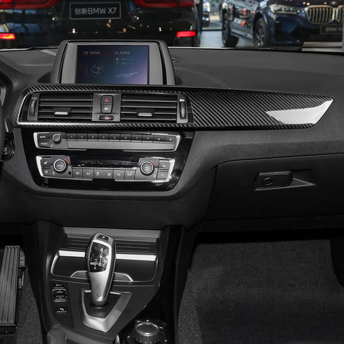 Carbon Fiber Center Air Vent Trim Strip For BMW F20 F21 2017-2019