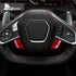 Dry Carbon Fiber Steering Wheel Button Trim Kit For Corvette C8 2020-2022
